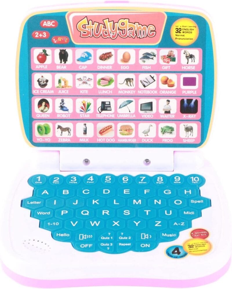 English learning small laptop for children. Boys and girls (random color) - Image 4