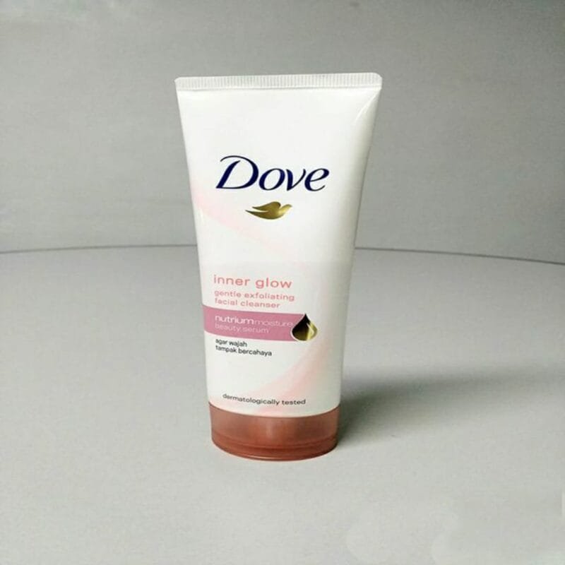 Dove Inner Glow Face Wash Gentle Exfoliating Facial Cleanser  Size: 100g