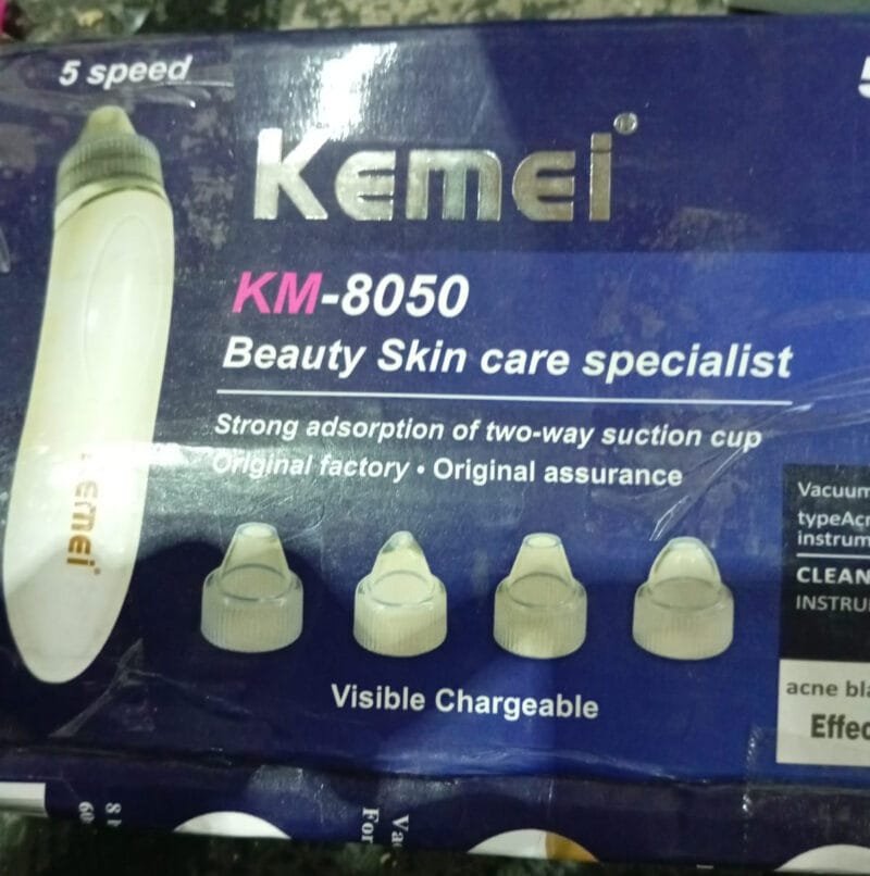 (NW000202) KEMEI BLACKHEAD SUCKER MACHINE 8050 / Kemei KM-8050 Beauty Skin care specialist - Image 4