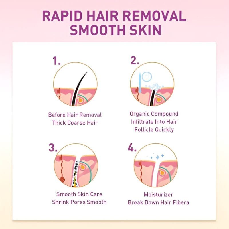Chirs's Sensitive Hair Removal Spray | Fast Effective & Painless Chriss Hair remover For Legs & Body - Image 8
