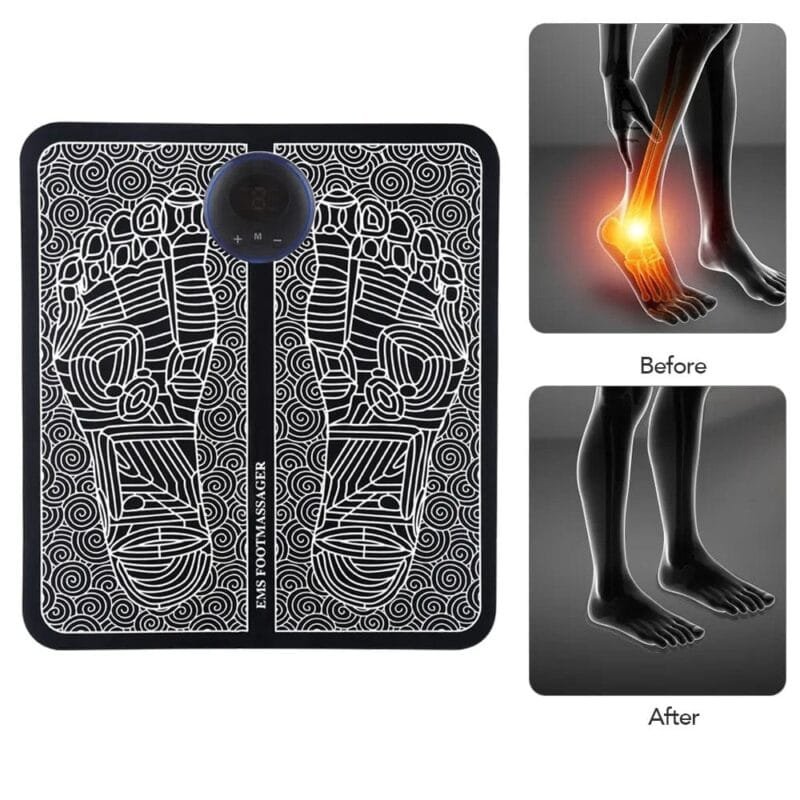 Electric EMS Foot Massager, Foldable Electric Foot Massage Mat - Image 6