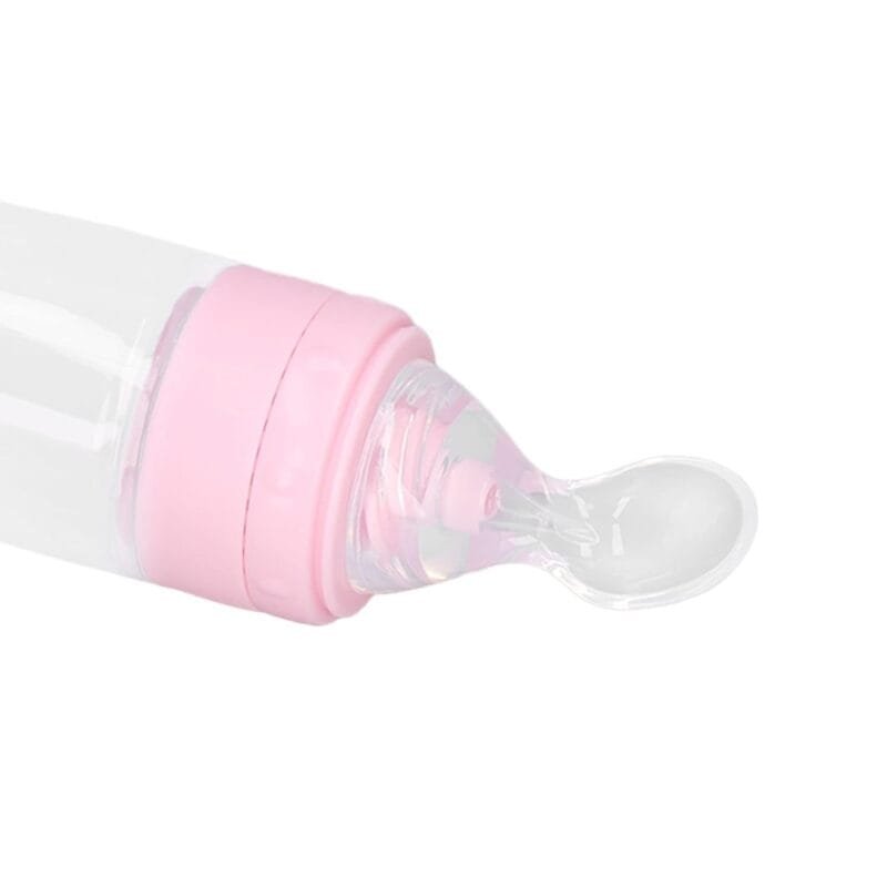 Plastic Bottle Feeding Baby Spoon Feeder (random Color) - Image 5