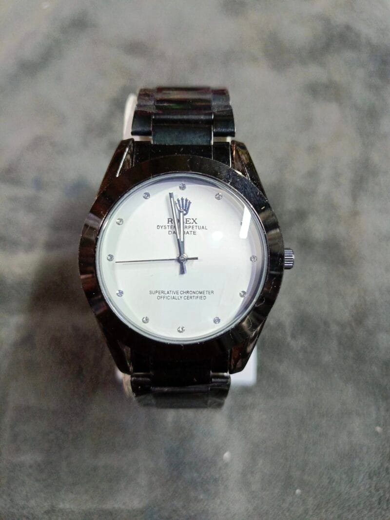 Black Chain Rolex Watch for men  Wrist Watch  (without box )