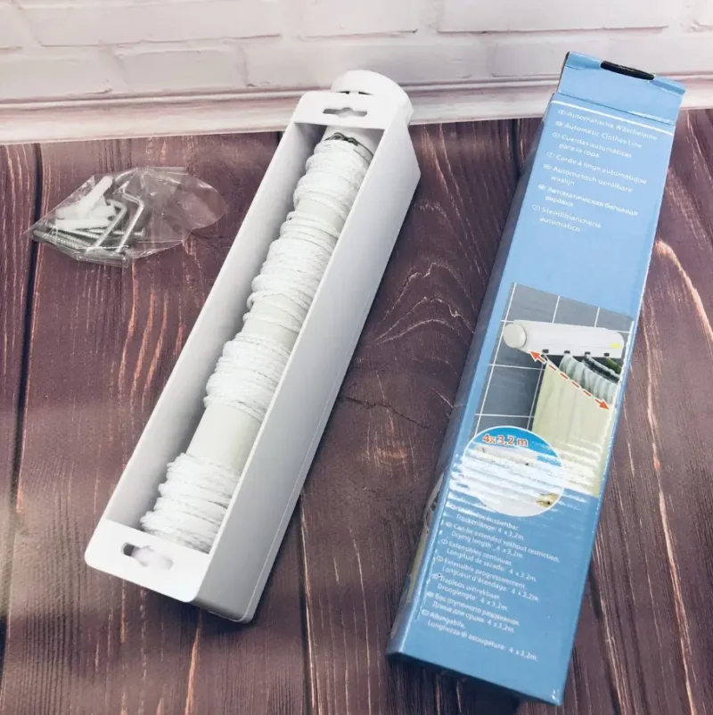 (NW000292) Clothing sawtooth retractable rope / Â Clothesline is the perfect solution for drying clothes