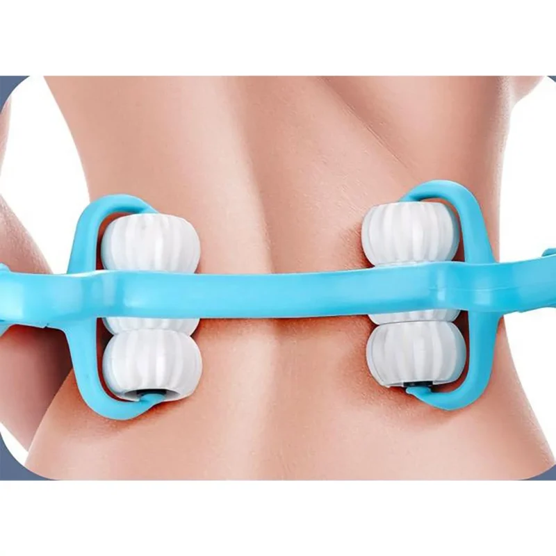 Manual Neck Massager For Cervical pain, deep Tissue | Handheld Massager Tool for Legs Waist Neck and Shoulder (Random color) - Image 15