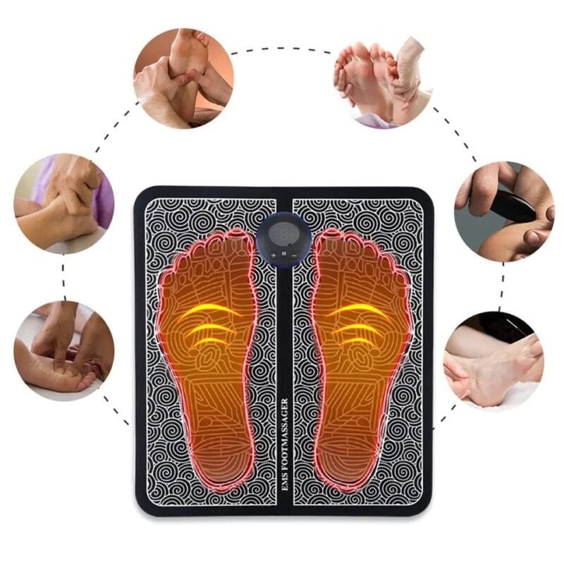 Electric EMS Foot Massager, Foldable Electric Foot Massage Mat - Image 9