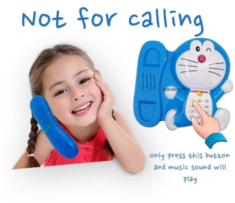 Doremon Telephone for Kids Learning Talk on Phone For Kids Boys Girls (random color) - Image 5