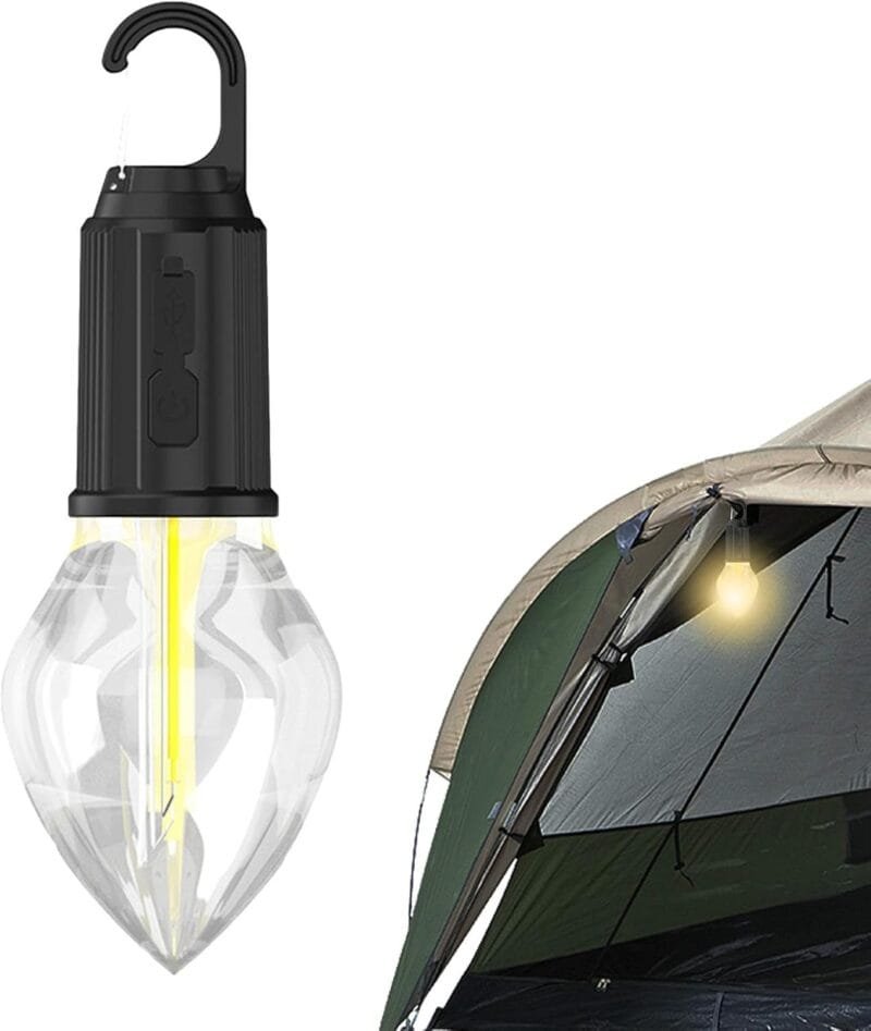 Multi-purpose Led Rechargeable  with 3 modes Outdoor Camping Work Light Bulb With Hook For Hanging - Image 6