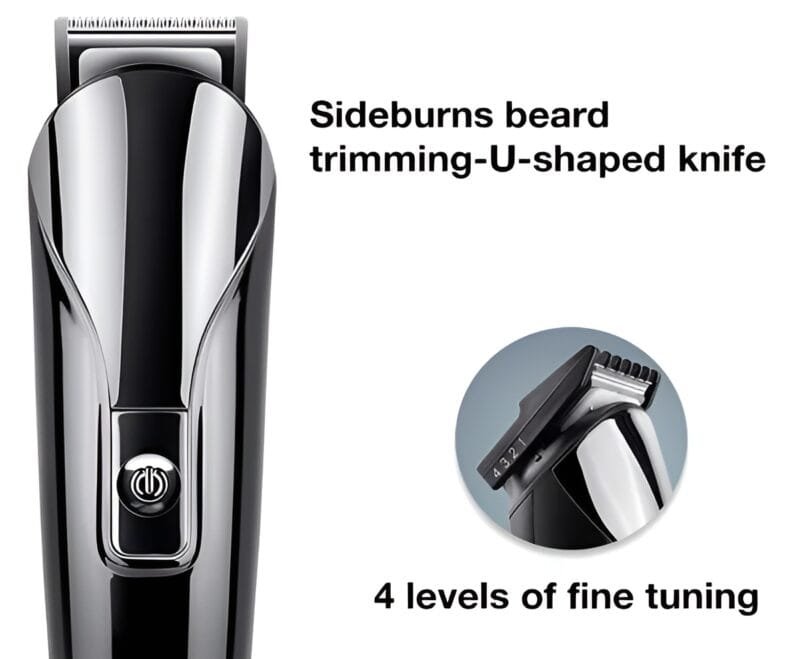 SHIINON SH-1711, Face, Hair and Body - Multi Grooming Kit sh 1711 Hair Trimmer, Beard Trimmer, Ear & Nose Trimmer Head Shaver Full Body Grooming Kit (random color) - Image 3