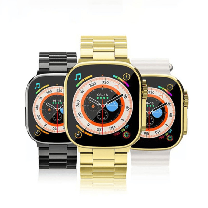C9 Ultra 2 Gold Edition - Smart Watch For Men/Women  With 2 Strap - Image 3