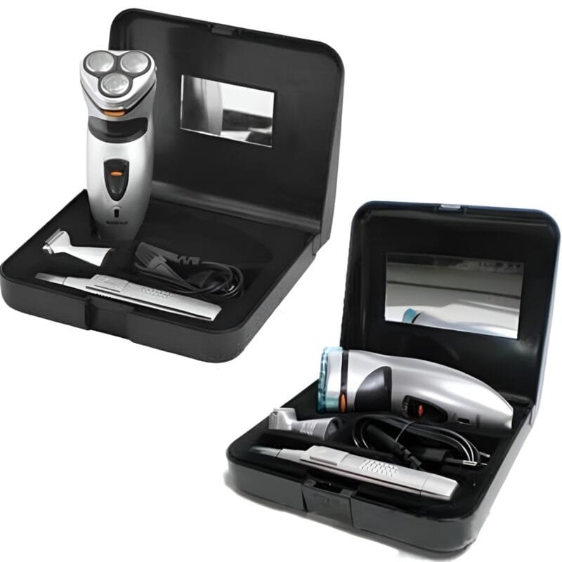 Zowael RSCX-5800 3 In 1 Shaver Set | Portable Shaver, Trimmer, Groomer Chargeble 3 blades shaver with nose and ear trimmer - Image 4