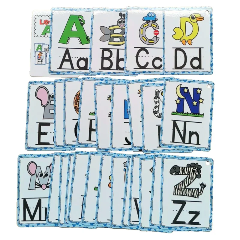 My Mini Alphabet Flipbook | ABC English Alphabet Letters Child Flash Cards Baby Learning Toys Kids Gift Pre-Kindergarten - Image 7