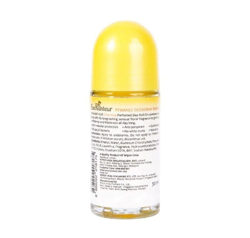 Enchanteur Perfumed Deo Roll On Anti Perspirant Charming 48H 50Ml - Image 3