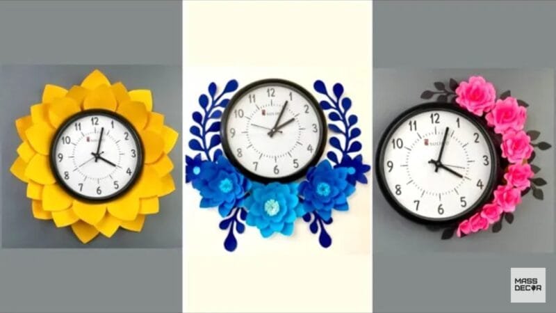 Wall Clock Decoration ideas | Home Decoration ideas