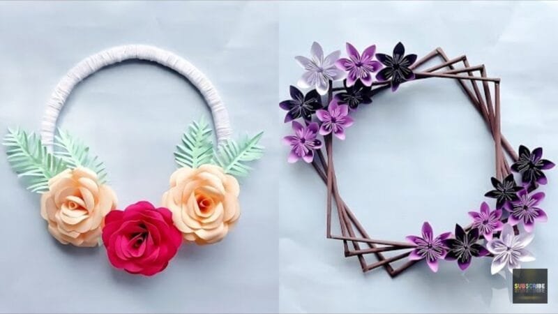 Cardboard wall decor idea | best out of waste | home decor