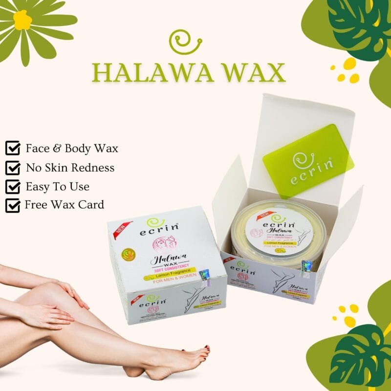 ECRINCOSMETICS  Ecrin Organic Halawa Wax - 100% Lemon & Sugar Base - Image 3