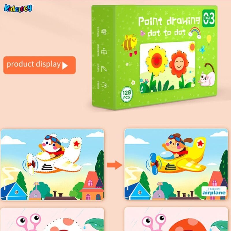 Learning Books | Learning to Write School Workbook for kids Tracing Lines |  ( 128 pages stage 03) - Image 3