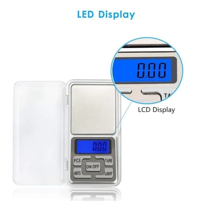 Mini Electronic Scales High Precision Pocket Digital Scale for Gold Sterling Jewelry Balance Gram For Kitchen Scale 500gx0.1g - Image 9