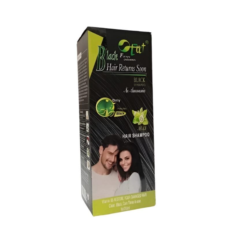 Black Hair Color Dye Shampoo - 200ml - Image 8