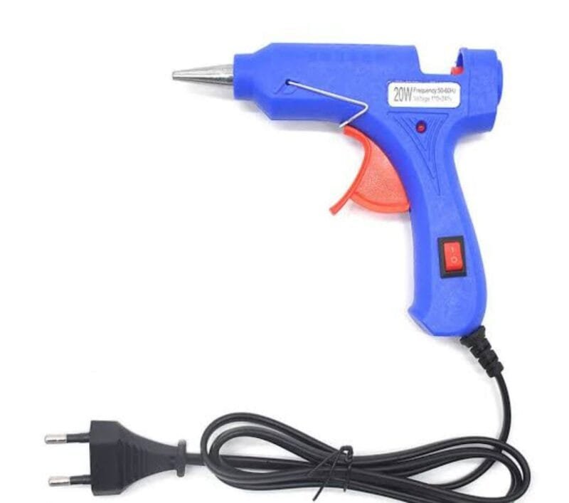 Small  Size Glue Gun Hot Melt Silicone Glue Gun Rod Sticks Bond Arts Crafts  (random color)