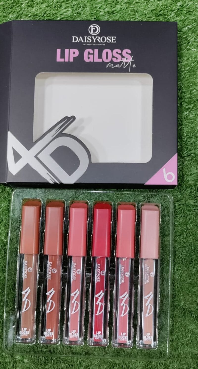 6 Pcs Matte 4D Lipgloss | lip gloss for Girls & women - Image 3