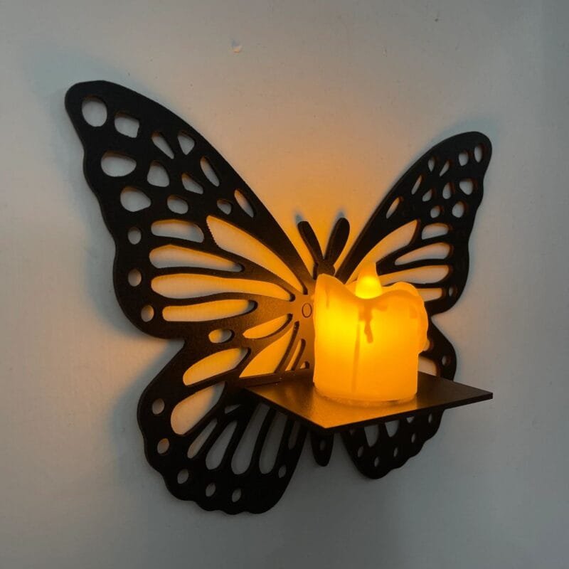Wall Decoration 3Pcs Butterfly Frame Shelf Wall Art Pack Of Three Art Home Decorations