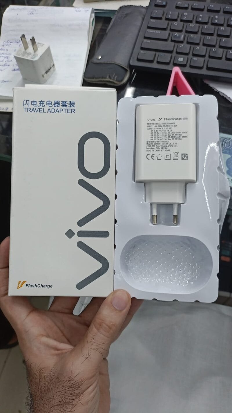 VIVO 66W Super Fast Charger flash,VOC,Super fast,Quick and Fast Charging Travel Adapter - Image 6