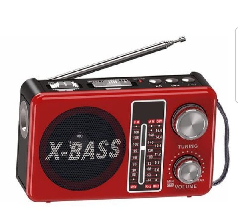 WAXIBA MULTIFUNCTION WIRELESS RADIO AM/FM/SW 3 BAND RADIO XB-891BT (Random color)