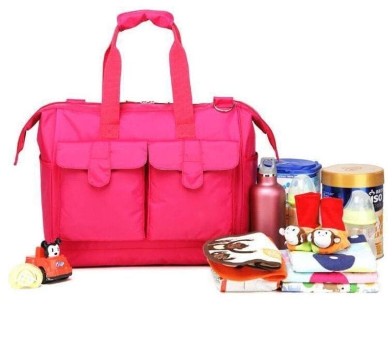 6pcs Set Baby Diaper Nappy Changing Bag Mummy Handbag - Image 2