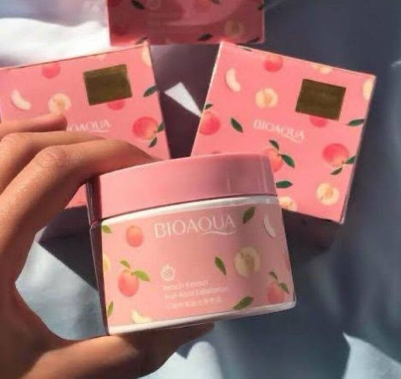 Bioaqua Peach Extract Fruit Acid Exfoliating Face Gel Cream 140g - Image 3