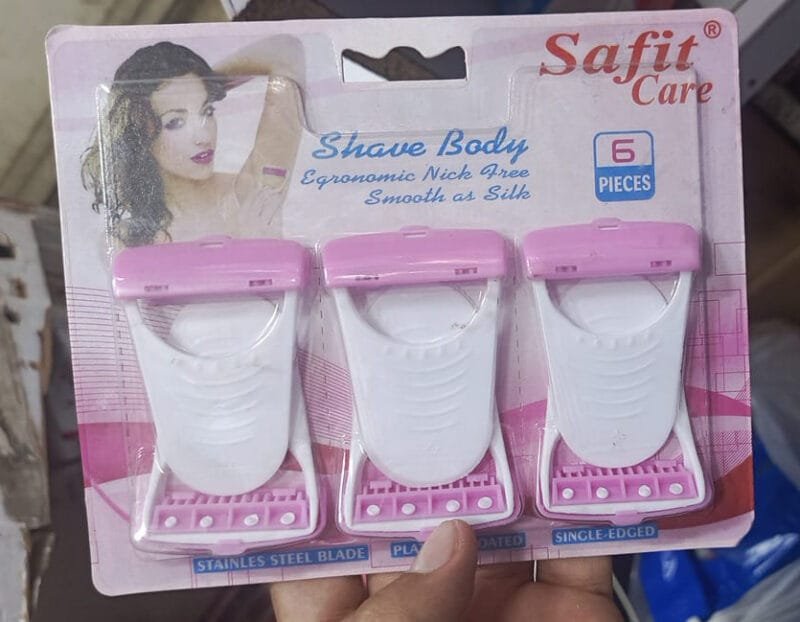 6 Pcs Set  Safit  Women Razor Disposable Body Shaving Razor - Image 2