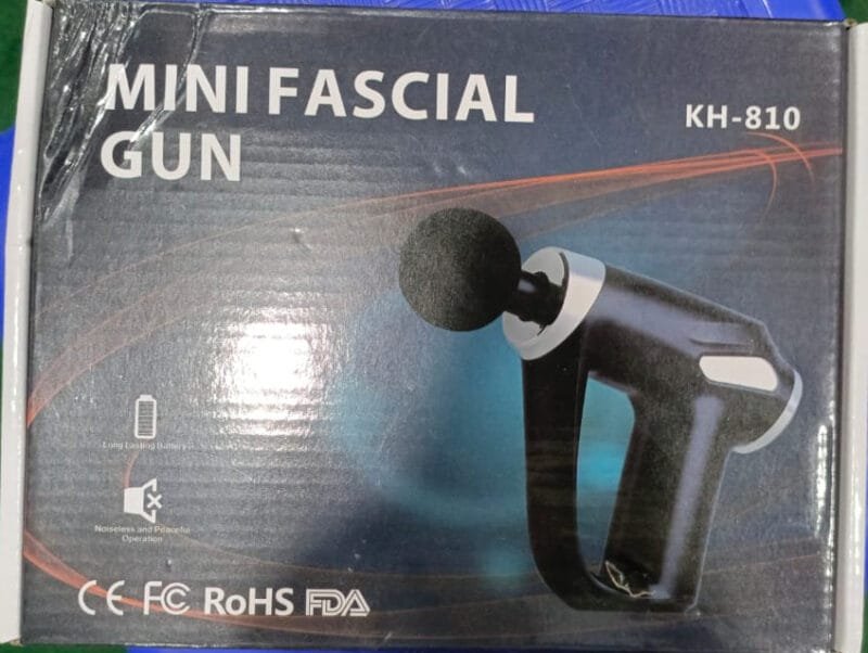 New Imported KH-810 Mini Facial Gun Rechargeable Handheld Muscle Massager (random color) - Image 3