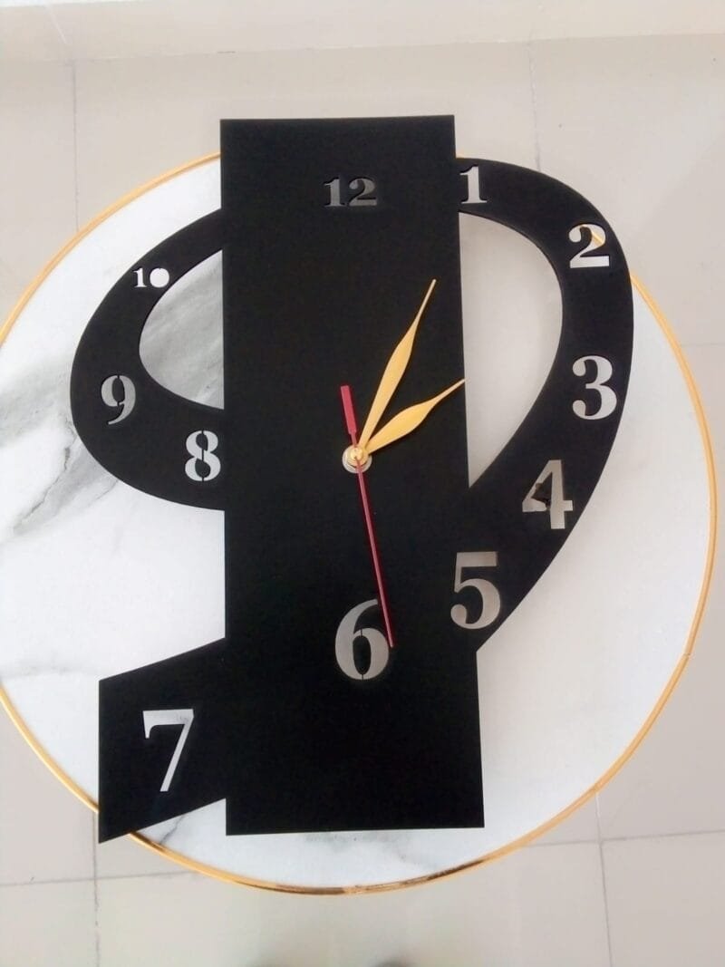 3D Wooden Beautiful Wall Clock - Image 3