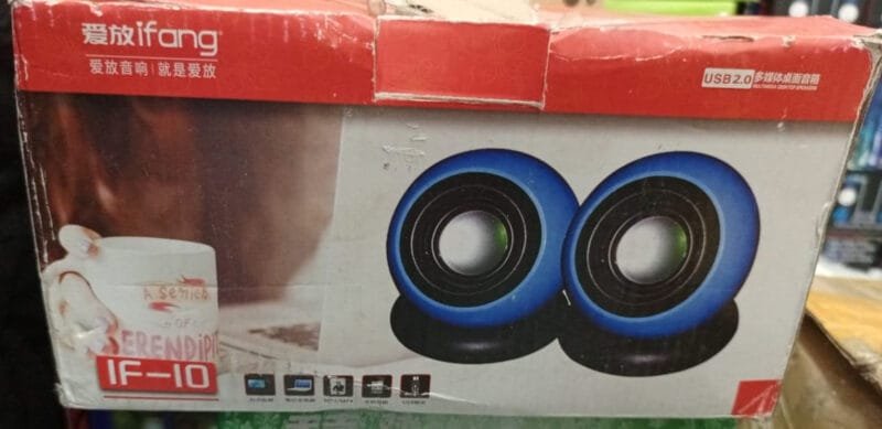 (Pair)  IF-10 USB 2.0 Mini USB Speaker for Laptop and Desktop (random color) - Image 6