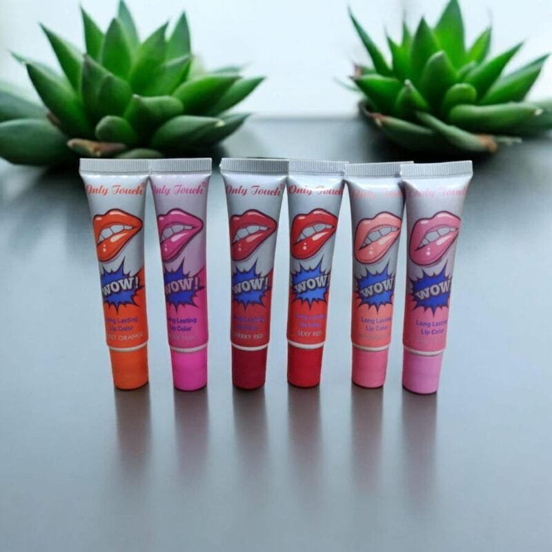 Pack Of 6 High Pigmented Lip Gloss Lipstick Tattoo Peel Off Durable Waterproof Tattoo Lip Gloss Easy Peel Off Lip Gloss - Image 2