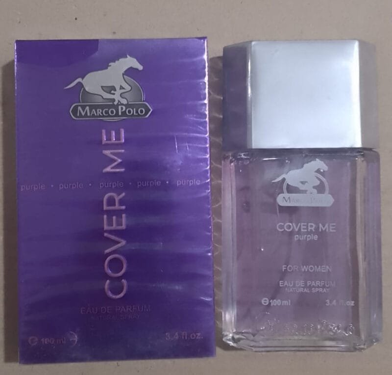 MARCO POLO Cover Me Purple Fragrance Perfume for women - Eau de Parfum Natural Spray, 100ml (3.4 fl.oz.) Specially for ladies