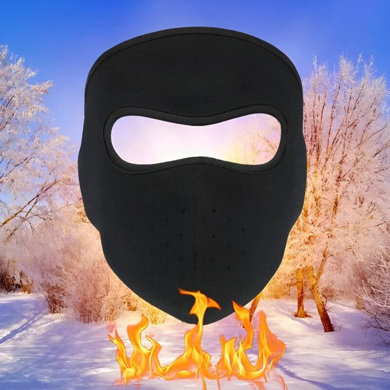 Winter Cycling Face Mask Windproof Men Women For Skiing Snowboarding Motorcycle - Random Color (Without Visor) - Image 9