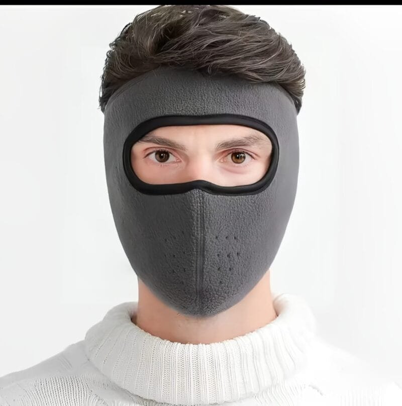 Winter Cycling Face Mask Windproof Men Women For Skiing Snowboarding Motorcycle - Random Color (Without Visor) - Image 12