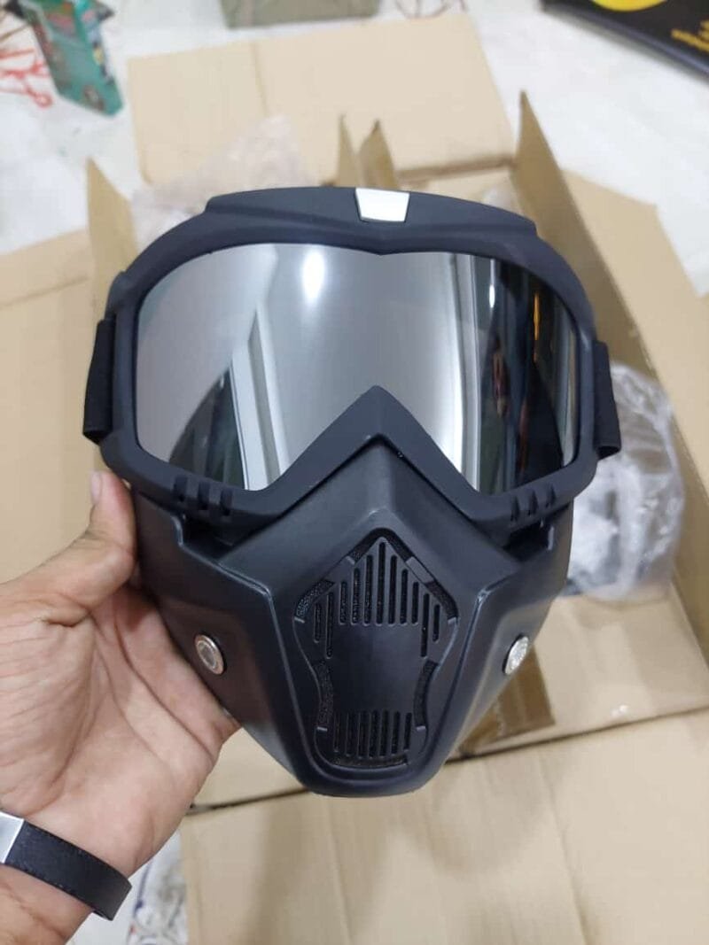 OFF Road Goggle Mask Motorcycle Protective Goggle Bike Face Mask, (random color) - Image 2