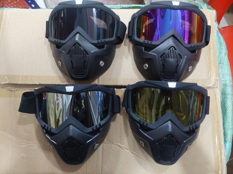 OFF Road Goggle Mask Motorcycle Protective Goggle Bike Face Mask, (random color) - Image 3