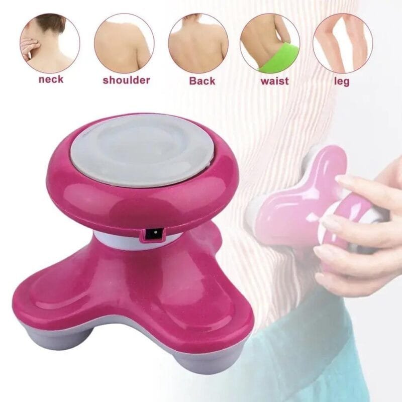 Mini Portable Full Body Relaxation Massage Wave Vibrating USB triangle Electric Handle Massager . - Image 5