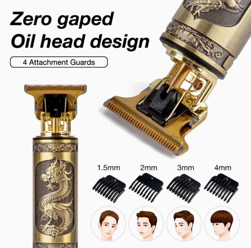 T9 USB Rechargeable Cordless Hair & Beard Trimmer - Image 2