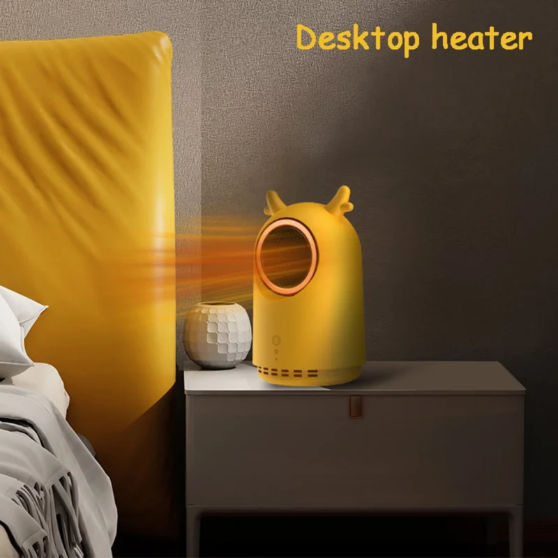 Deer Design Electric Room Heater,  Air Warmer Fan Blower Heater ,Portable Fan Heater for Home & Office