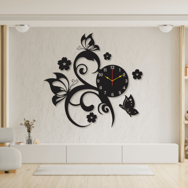 Air Baloon Eagle 3d Bird Design Wooden Wall Clock Home Decor Wall clock - Image 3