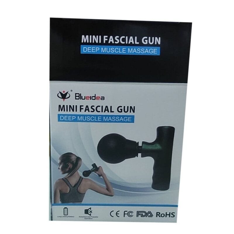 Black Mini Fascial Gun Deep Muscle Massager Mini Head and Face Massager Portable Suitable For Gym - Image 6