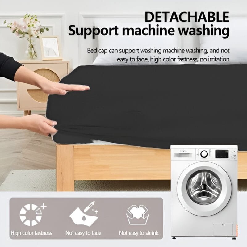 Waterproof Mattress Protector | Fitted Breathable Mattress Cover - Image 6