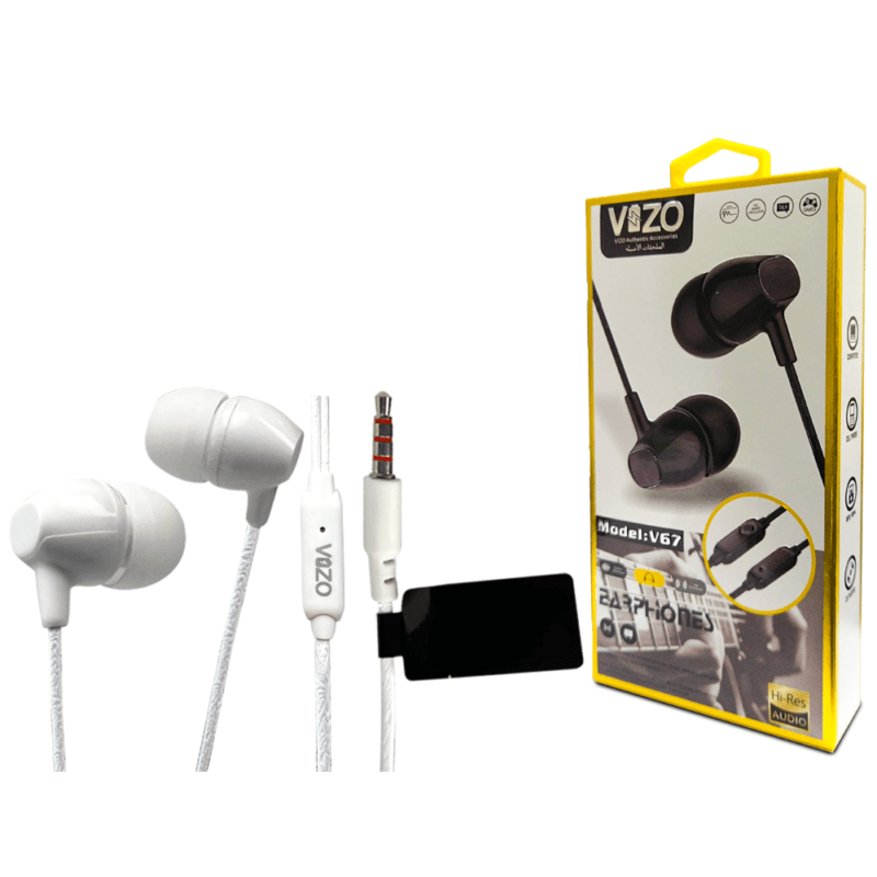 VIZO V67 Handsfree | Wired In Ear Phones For Men And Women - Image 4