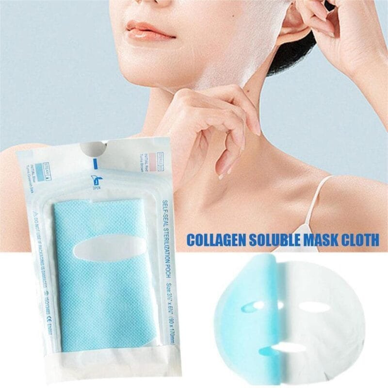 Collagen Soluble Mask Cloth | Anti-wrinkle Moisturizing Face and Lifting Mask - Image 8
