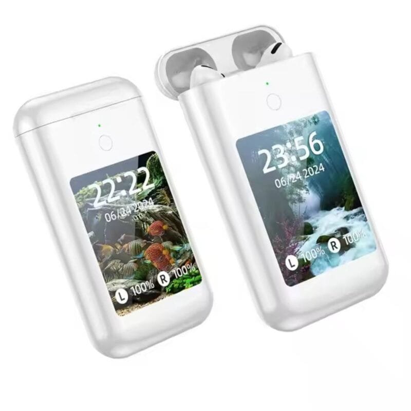 TF20 Box 3in1 Earbuds With Power Bank & Multimedia Display (Random Color) - Image 8