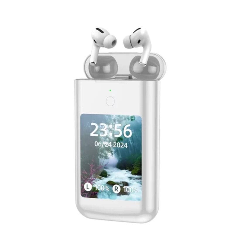 TF20 Box 3in1 Earbuds With Power Bank & Multimedia Display (Random Color) - Image 9